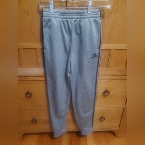 Adidas gray & black joggers L